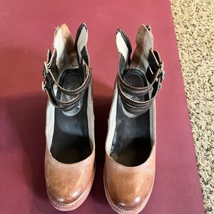 Freebird by Steven Tan Leather Heeled Boots